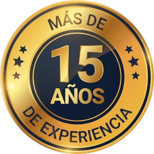 +15 años de experiencia